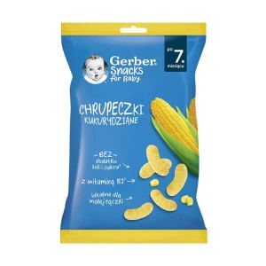 Кукурудзяні снеки Gerber Organic для дітей із 7-ми місяців 28 г