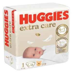 Підгузки Huggies Extra Care розмір 1 (2-5 кг) № 22