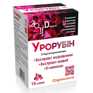 Урорубин порошок для орального раствора саше №15