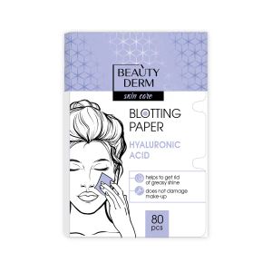 Салфетки матирующие Beauty Derm для лица с гиалуроновой кислотой №80