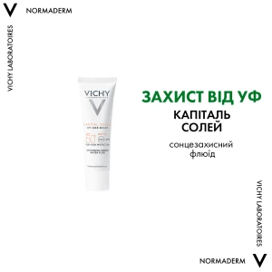 Набір Vichy Нормадерм Гель для очищення Normaderm Phytosolution 400 мл +  Сироватка-пілінг Normaderm 30 мл + Сонцезахисний флюїд SPF 50+ Capital Soleil UV-Age Daily 15 мл