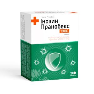 Інозин Пранобекс 1000 мг таблетки блістер №30