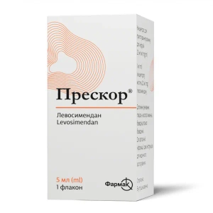 Прескор концентрат для приготовления раствора для инфузий 2,5 мг/мл флакон 5 мл №1