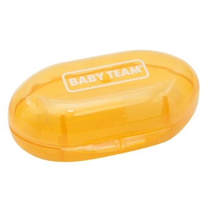 Зубна щітка дитяча Baby Team 7200 масажер силіконова з контейнером