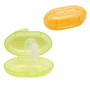 Зубна щітка дитяча Baby Team 7200 масажер силіконова з контейнером