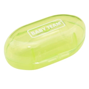 Зубна щітка дитяча Baby Team 7200 масажер силіконова з контейнером