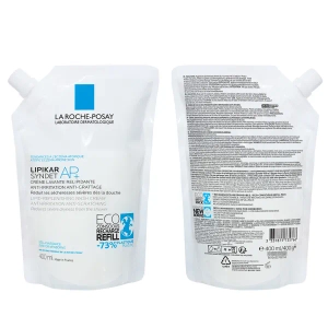 Очищающий крем-гель La Roche Posay Липикар Синдет AП+ для очень сухой, склонной к атопии коже лица и тела 400мл сменный блок