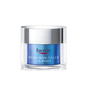 Ночной ультралегкий гель-бустер Eucerin Hyaluron-Filler увлажнение до 72 часов 50 мл