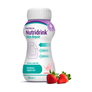 Ентеральне харчування Nutridrink Нутрідрінк Скін Репеар зі смаком полуниці 200 мл №4