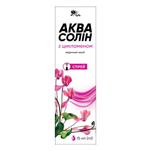 Аква солін з цикламеном спрей назальний 15 мл