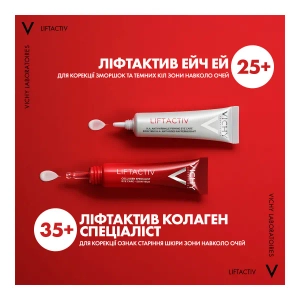 Антивіковий крем Vichy Ліфтактив Колаген Спеціаліст для зони навколо очей 15 мл