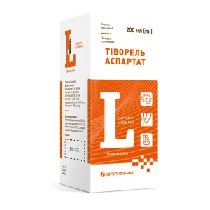 Тіворель аспартат розчин оральний пляшка полімерна 200 мл