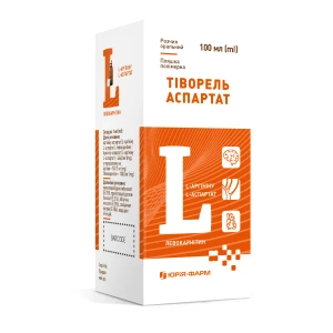 Тиворель аспартат раствор оральный бутылка полимерная 100 мл