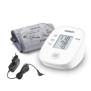 Тонометр автоматический M1 Basic Omron HEM-7121J-AF в комплекте с адаптером переменного тока HHP-CM01