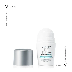Шариковый дезодорант-антиперспирант Vichy Део Инвизибл Резист 72 часа защиты от пота и запаха 50 мл