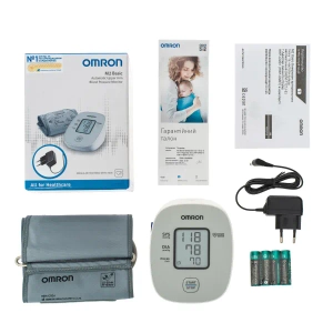 Тонометр автоматичний OMRON M2 Basic HEM-7121J-E з адаптером HHP-CM01, манжета 22-32 см