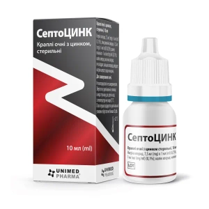 СептоЦИНК краплі очні флакон 10 мл