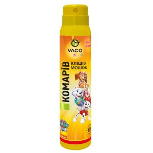 Аэрозоль 3в1 Vaco Kids Paw Patrol от комаров, клещей и мошек для детей от 2 лет 100 мл