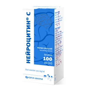 Нейроцитин С раствор оральний 100 мг/мл 100 мл