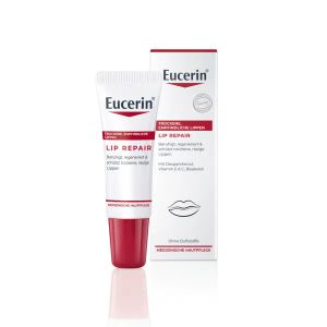 Успокаивающий регенерирующий бальзам Eucerin для сухих и чувствительных губ 10 мл