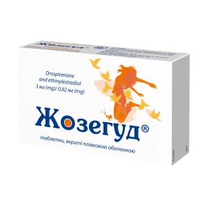 Жозегуд таблетки вкриті оболонкою 3 мг/ 0,02 мг блістер №28