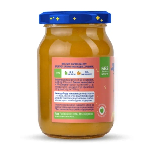 Пюре дитяче Elfik Magic з яблук та абрикос без цукру банка 170 г