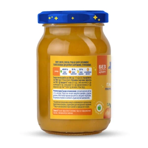 Пюре дитяче Elfik Magic з яблук, гарбуза та груші без цукру банка 170 г