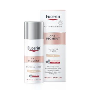 Дневной депигментирующий крем Eucerin Антипигмент для лица с тонирующим эффектом SPF 30 оттенок светлый 50 мл