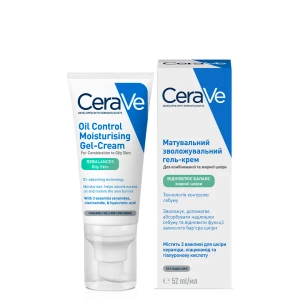 Матирующий дневной увлажняющий крем Cerave для комбинированной и жирной кожи лица 52 мл