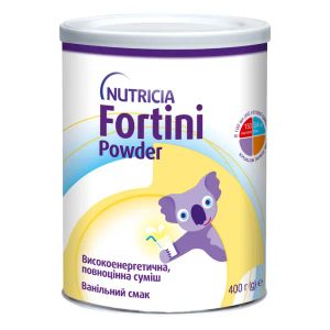 Энтеральное питание Nutricia Фортини Fortini Powder со вкусом ванили для детей от 1 года и старше 400 г