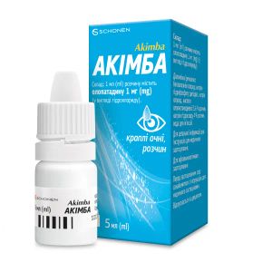 Акімба краплі очні розчин 1 мг/мл флакон 5 мл №1