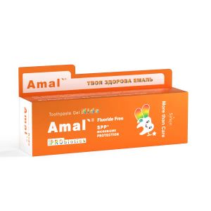 Детская зубная паста  Пробиотиками Amal' Kids Амаль кидс туба 75 мл