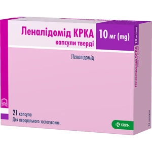 Леналидомид КРКА капсулы твердые 10 мг блистер №21