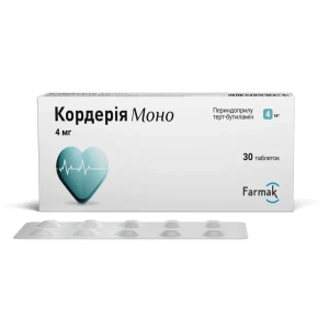 Кордерія Моно таблетки 4 мг блістер №30