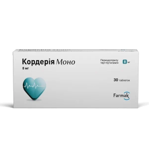 Кордерия Моно таблетки 8 мг блистер №30