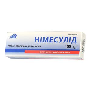 Нимесулид гель 10 мг/г туба 100 г