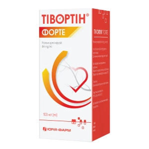 Тівортін Форте розчин для інфузій 84 мг/мл пляшка 100 мл №1