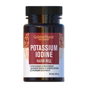 Калій йод Golden Pharm таблетки №90