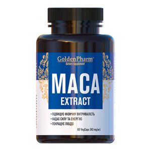 Мака экстракт Golden Pharm капсулы 343 мг №60