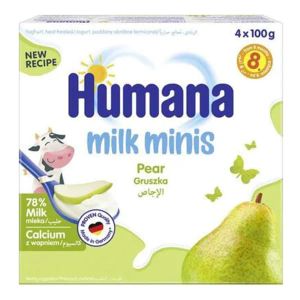 ХУМАНА ЙОГУРТ ДЕСЕРТ ГРУША 4Х100Г 3375