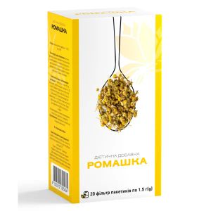 Ромашка квітки 1,5 г фільтр-пакет пачка №20