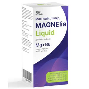 Магнелия Ликвид MAGNElia Luiqid раствор оральный стик-пакетик 20 мл №20