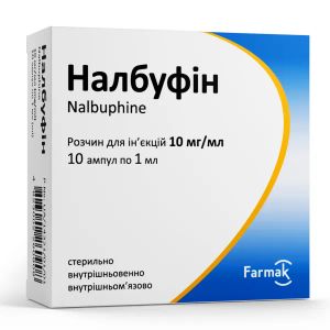 Налбуфин раствор для инъекций 10мг/мл в ампулах 1 мл №10