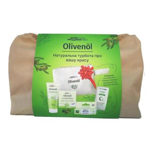 ДОЛИВА ОЛИВЕНОЛ НАБОР 4 ПРОДУКТА КОСМЕТИЧКА  0336
