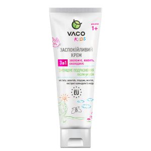 Крем для дітей Vaco Kids протизапальний, зволожуючий і заспокійливий від 1 року туба 75 мл