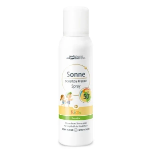 Сонцезахисний водостійкий спрей-аерозоль Sonne Kids SPF 50+ для дитячої шкіри 150 мл