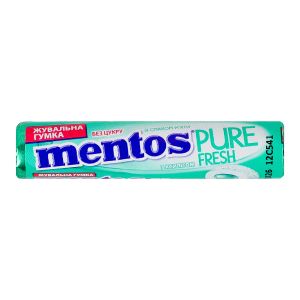 Жевательная резинка Mentos Pure Fresh сладкая мята 15,75 г