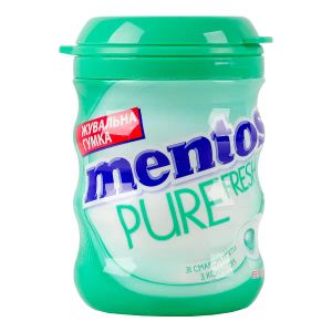 Жевательная резинка Mentos Pure Fresh сладкая мята 56 г