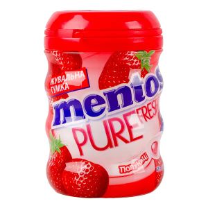 Жевательная резинка Mentos Pure Fresh со вкусом клубники 56 г
