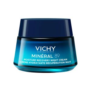 Восстанавливающий увлажняющий ночной крем Vichy Минерал 89 для всех типов кожи с чистым мелатонином 50 мл